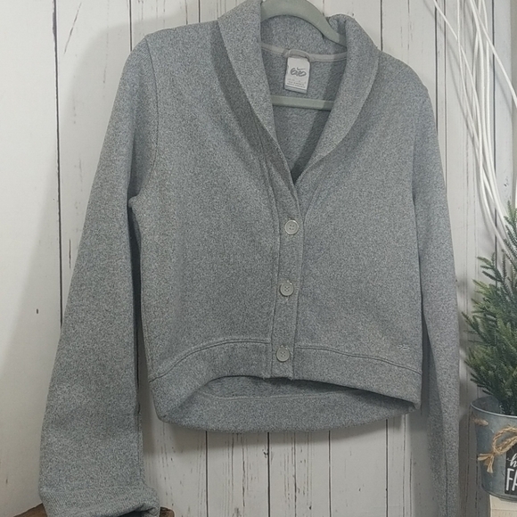 ***SOLD*** Nike Sixo Grey Cropped Sweater Jacket - Picture 7 of 12